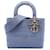 Dior Blue Medium Canvas Cannage Lady D Lite Blu chiaro