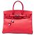Hermès Red Epsom Birkin Retourne 35 Rosso