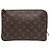 Louis Vuitton Marrón Monogram Etui Voyageur PM Castaño