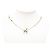Collana con pendente cervo Chanel Gold CC placcato oro con finti perle e strass D'oro - vista 5