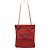 Beauty case Hermès Red Toile Aline MM Rosso