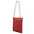 Beauty case Hermès Red Toile Aline MM Rosso - vista 2