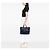 Borsa Prada Blue Vitello Daino con finiture in Tessuto Blu navy - vista 7