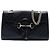 Borsa a tracolla Gucci Black Medium Guccissima Emily Nero