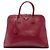 Borsa Prada Red Extra Large Saffiano Lux Promenade Rosso Bordò