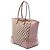 Borsa Tote Bree in tela GG beige e pelle Gucci - vista 2