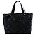 Tote in nylon Chanel Black Old Travel Line Nero