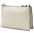 Prada White Glace Calf Etiquette Crossbody Bianco Bianco sporco - vista 2