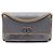 Lady Coco Flap Chanel Gray Small CC Stitched Caviar and Suede Marrone