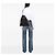 Salvatore Ferragamo Zaino Kentucky in pelle nera Ferragamo Nero - vista 6