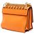 Fendi Orange Small Vitello Grace Openwork Kan I Crossbody - vista 2