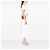 Fendi Orange Small Vitello Grace Openwork Kan I Crossbody - vista 6