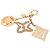 Charm per borsa Tahitienne in resina e placcato oro marrone Louis Vuitton - vista 2