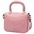 Borsa a manico Miu Miu in pelle di capra rosa Madras - vista 2
