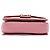 Borsa a manico Miu Miu in pelle di capra rosa Madras - vista 3