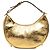 Fendi Hobo Fendigraphy in pelle metallizzata oro Small D'oro