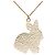 Collana con pendente coniglio in resina placcato oro CC Gold Chanel D'oro - vista 2