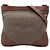 Borsa a tracolla Prada in tela beige Canapa con logo