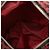 Fendi Red Zucchino Canvas Oyster Hobo Rosso - vista 4