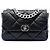 Chanel Black Large Lambskin 19 Flap Nero