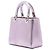 Dior Purple Medium Metallic Patent Microcannage Lady Dior Porpora - vista 2
