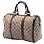 Gucci Boston Bag Joy aus beigefarbenem GG Canvas in Medium - Ansicht 2