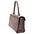 Valentino Bolsa de Aba de Couro Pequena Rosa com Alça Rockstud Dourado - vista 2