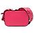 Borsa a tracolla Valentino in pelle rosa con bordo a volant