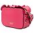 Borsa a tracolla Valentino in pelle rosa con bordo a volant - vista 2