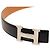 Hermès Reversibler Gürtel Black Box Calf Constance H Martelee Schwarz - Ansicht 6