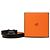 Hermès Reversibler Gürtel Black Box Calf Constance H Martelee Schwarz - Ansicht 7