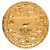 Spilla Chanel Gold CC con medaglione a spirale placcato oro D'oro - vista 2