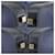 Céline Borsa Celine Luggage Micro Shopper Nero Blu - vista 4