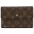 Cartera tríptico Louis Vuitton en lona Monogram marrón Castaño