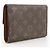 Cartera tríptico Louis Vuitton en lona Monogram marrón Castaño - vista 3