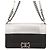 Borsa a tracolla Chanel Boy in pelle Chanel Nero Argento