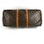 Borsa da viaggio Louis Vuitton Monogram Keepall 50 Marrone - vista 5
