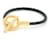 Hermès Bracciale Charm Glenan Godronne Hermes Nero  - vista 1