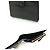 Cartera de piel de cordero negra de dos pliegues Chanel Negro - vista 2