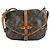 Borsa Louis Vuitton Monogram Saumur 30 con patta Marrone