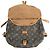 Borsa Louis Vuitton Monogram Saumur 30 con patta Marrone - vista 11
