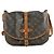 Borsa Louis Vuitton Monogram Saumur 30 con patta Marrone - vista 2