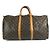 Borsa Louis Vuitton Monogram Keepall Bandoulière 50 Marrone - vista 2