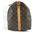 Borsa Louis Vuitton Monogram Keepall Bandoulière 50 Marrone - vista 3