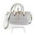 Borsa a mano in pelle grigia Chloé Marrone
