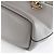 Borsa a mano in pelle grigia Chloé Marrone - vista 4