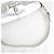 Borsa a mano in pelle argentata Jimmy Choo Argento - vista 13