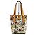 Borsa Tote Gucci Flora Marrone Arancione