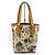 Borsa Tote Gucci Flora Marrone Arancione - vista 4