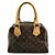 Borsa Louis Vuitton Manhattan PM Marrone Monogramma - vista 3
